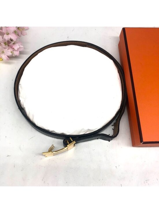 Hermes Belt Leather Black Gold Formal Suit main image 11